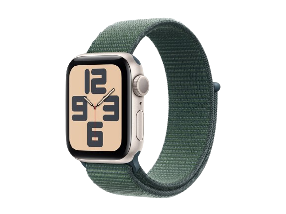 APPLE Watch SE GPS 40mm Starlight Aluminium Case Lake Green Sport Loop