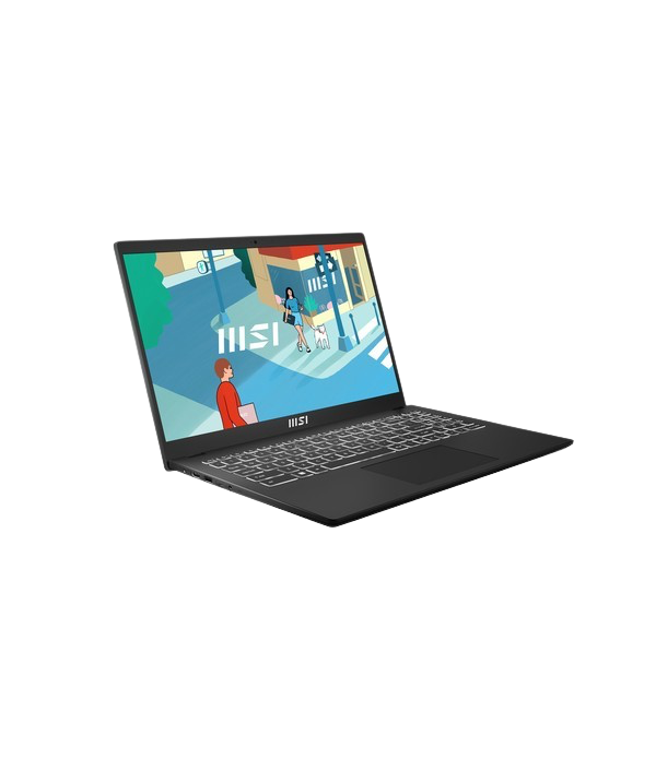 MSI Modern 15 B12M-415BE i5-1235U Ordinateur portable (15.6") Full HD Intel Core i5 8 Go DDR4-SDRAM 512 Go SSD Wi-Fi 6