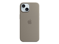 APPLE iPhone 15 Silicone Case with MagSafe - Clay