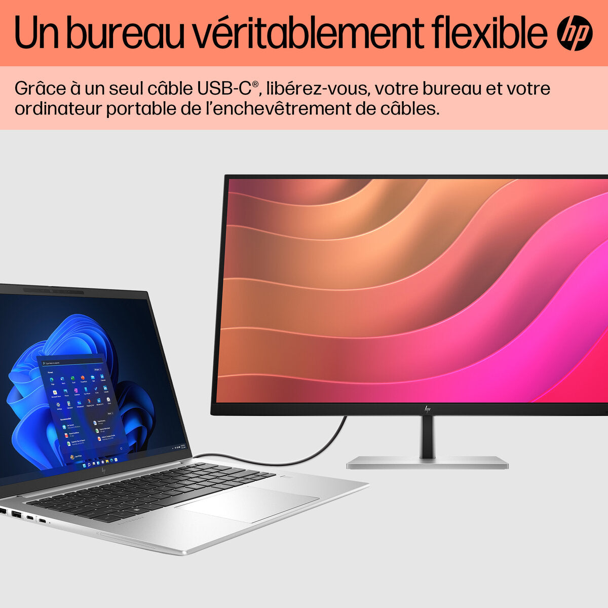 HP E32k G5 4K USB-C Monitor - 31,5 pouces - 3840 x 2160 pixels (Ultra HD 4K) - IPS