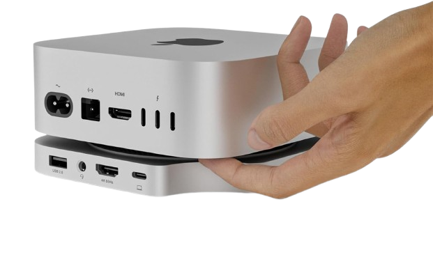 Minisopuru iExpandMate MINI4PRO Mac Mini M4 Hub avec HDMI 4K@60, boîtier SSD NVMe M.2 4 TB, Accessoires pour Mac Mini et Support pour Mac Mini M4 et M4 Pro 2024 (TF/SD Solt, 3* USB-A 2.0, Audio)