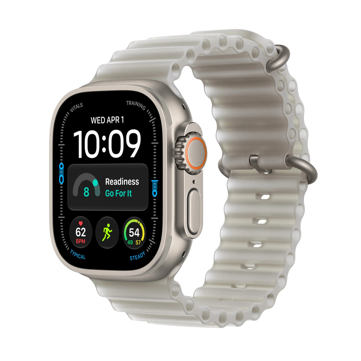 APPLE Apple Watch Ultra 4 - Titane naturel · Océan gris