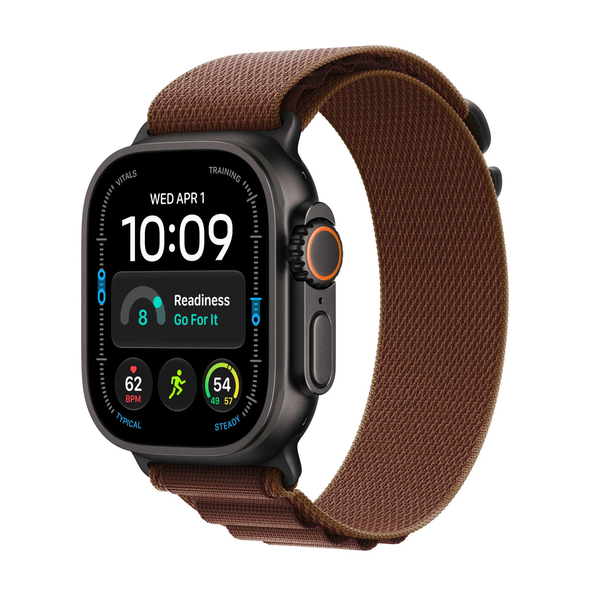 APPLE Apple Watch Ultra 4 - Titane noir · Alpine bourgogne