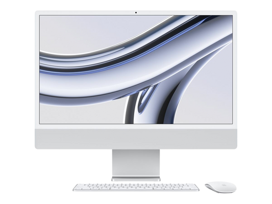 APPLE iMac 24" M3 256 GB Silver 2023 AZERTY
