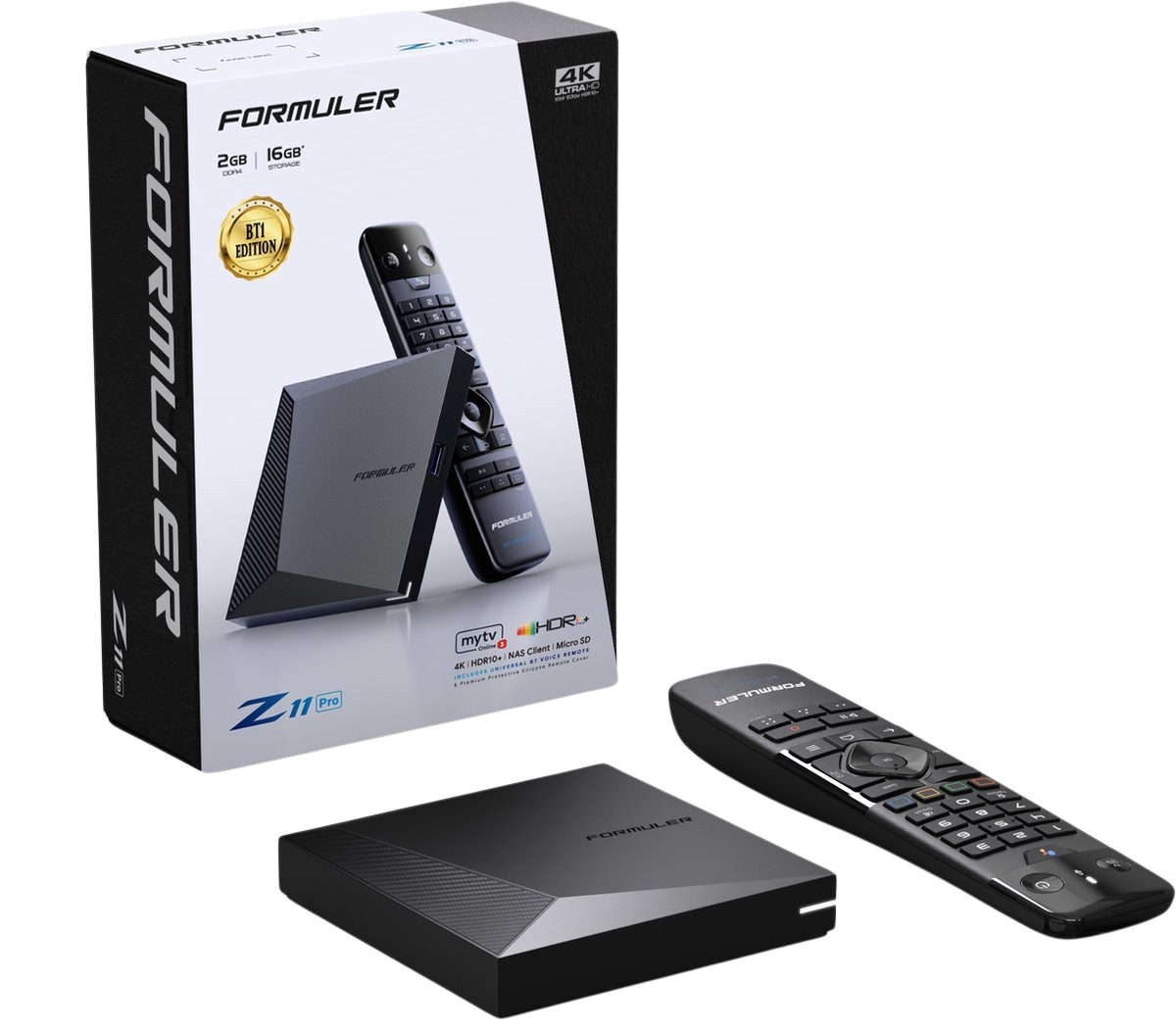 Formuler Z11 Pro BT1 Bluetooth Edition avec télécommande GTV-BT1 Android 11 Mytvonline 3 4K