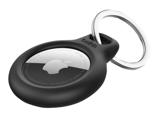 Belkin anneau de protection avec attache en métal pour AirTag (4-pack) - Noir