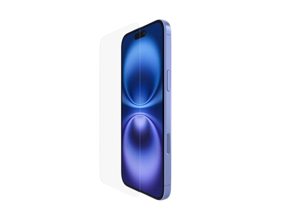 Belkin Screen Protector pour iPhone 16 Plus / iPhone 15 Plus / iPhone 14 Pro Max - UltraGlass Anti-Microbial