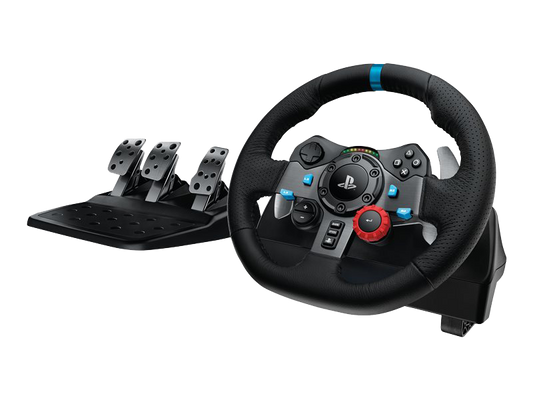 LOGITECH G29 Driving Force Racing Wheel - for PlayStation 4, PlayStation 3 and PC - USB