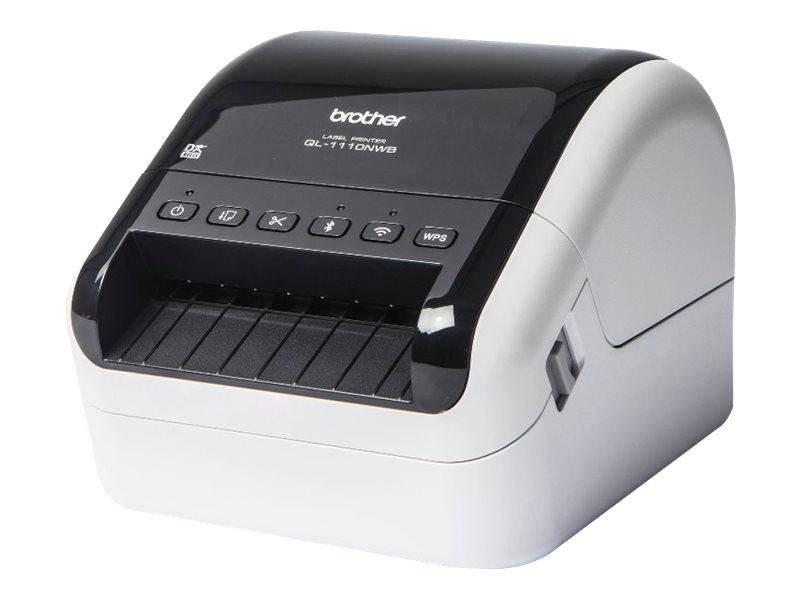 BROTHER QL-1110NWB: Imprimante d’étiquettes professionnelle grand format avec Wi-Fi réseau Ethernet et Bluetooth