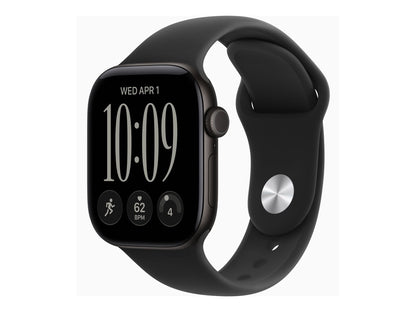 Apple Watch Series 12 — Aluminium noir, Bracelet Sport noir