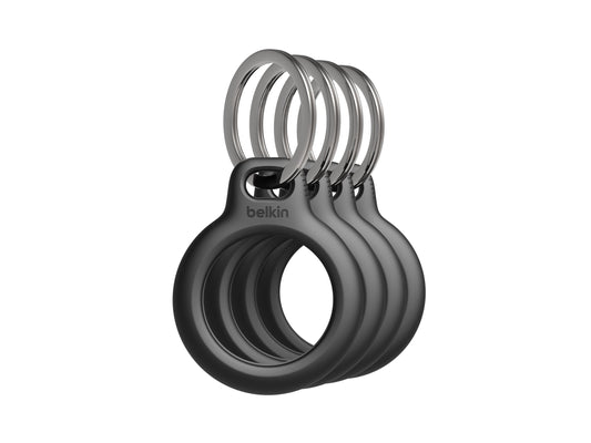 Belkin anneau de protection avec attache en métal pour AirTag (4-pack) - Noir