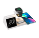 Chargeur Sans Fil Rapide 5 en 1 et Réveil avec Veilleuse RGB
