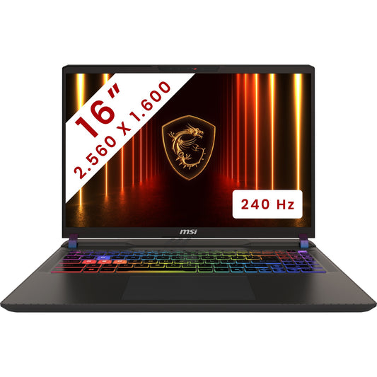 MSI Vector 16 HX AI - RTX 5080 - Laptop Gaming 16" QHD+ Flagship