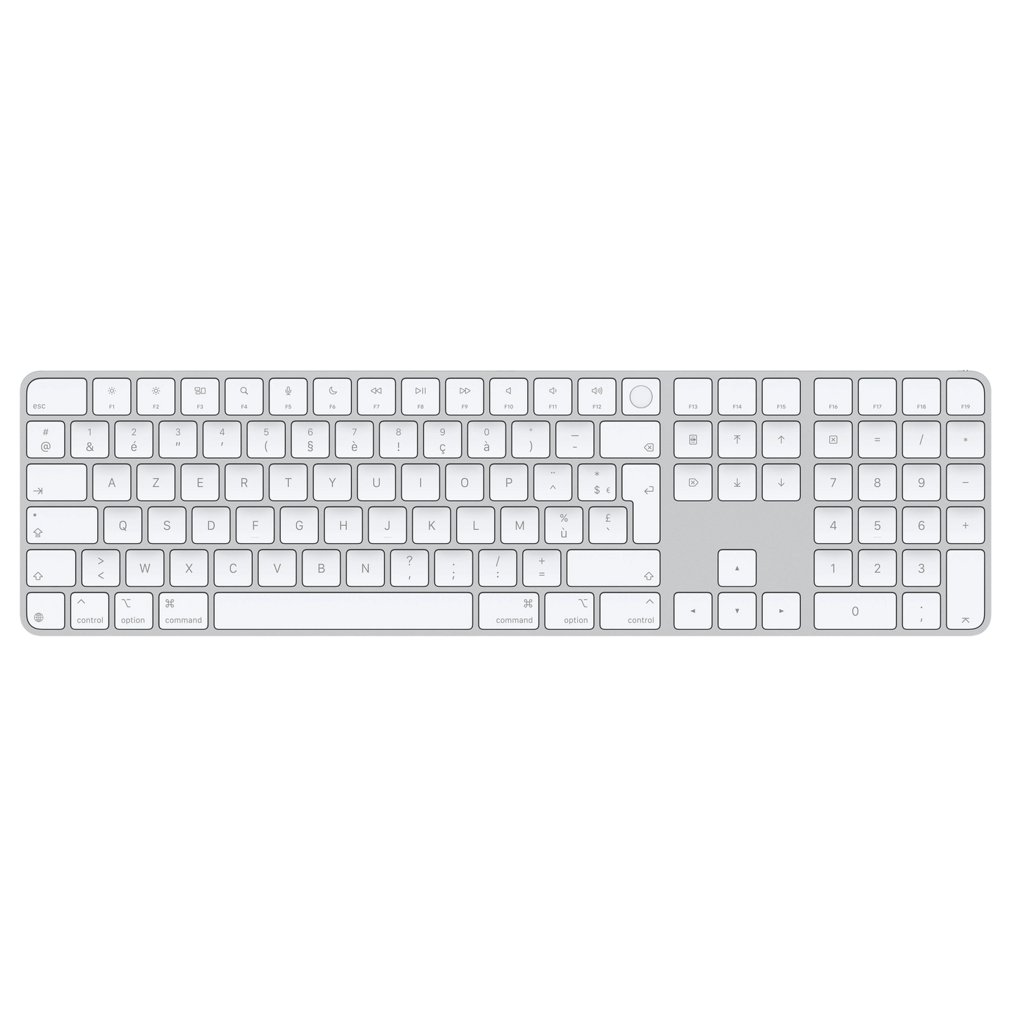Clavier sans fil Magic Keyboard Touch ID Touches numériques AZERTY