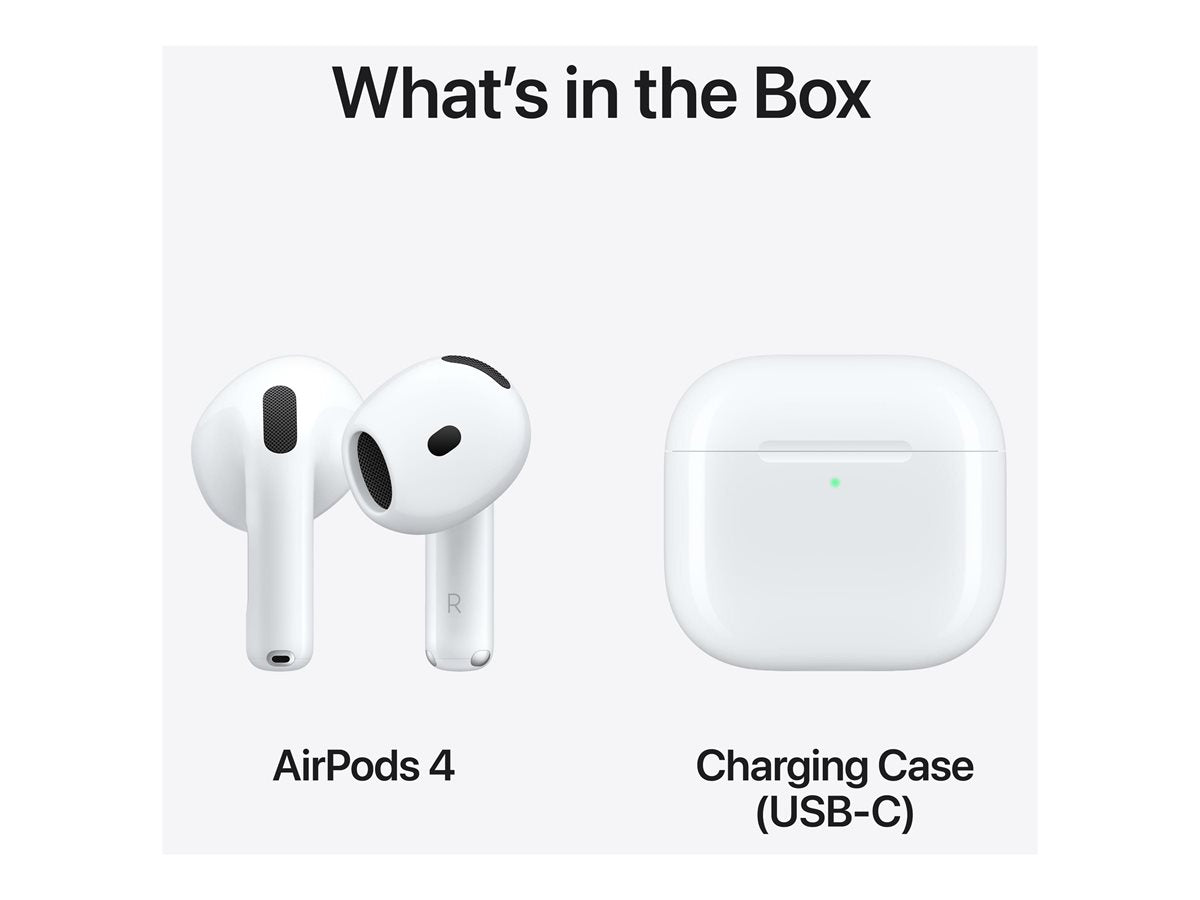 AirPods 4 - Écouteurs Réduction Bruit Actif - Blanc