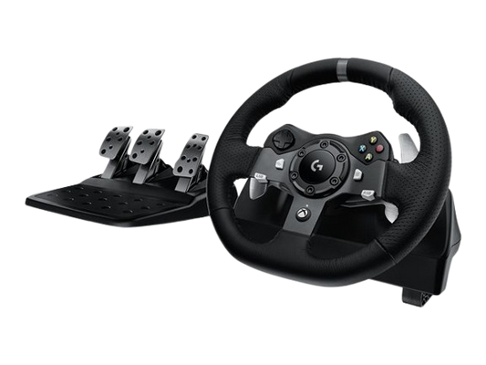 Logitech G G29 Driving Force volant de course et pédales, retour de force réaliste, leviers de vitesse en acier inoxydable, couverture de volant en cuir pour PS5, PS4, PC et Mac - Noir