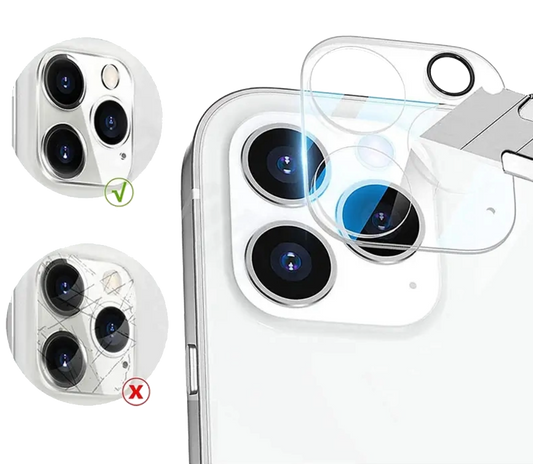 Protecteur d'objectif d'appareil photo pour iPhone 14, 14 Plus et  14 Pro, 14 Pro Max en verre trempé anti-rayures